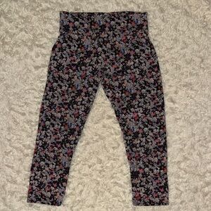 American Eagle Outfitters Black Floral Leggings